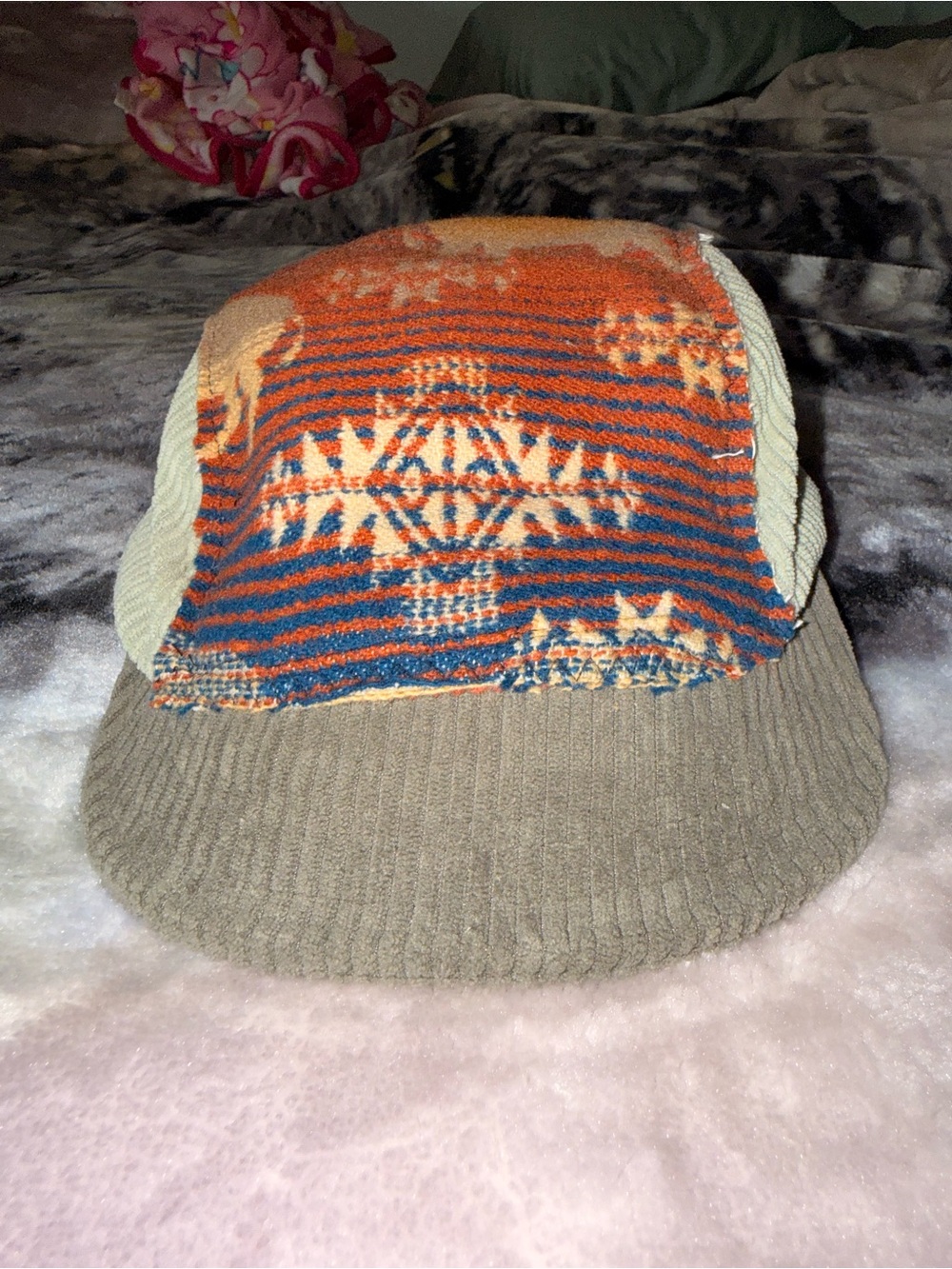Paper boy hat with Pendleton wool